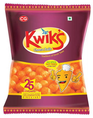 KWIKS CHEESE BALLS 70GM